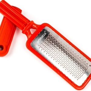 Red Metal Foot File Callus Remover Pedicure Stainless Steel Dead Skin Remover